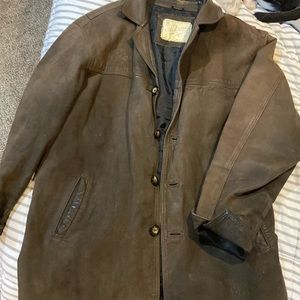 Men’s leather jacket brown